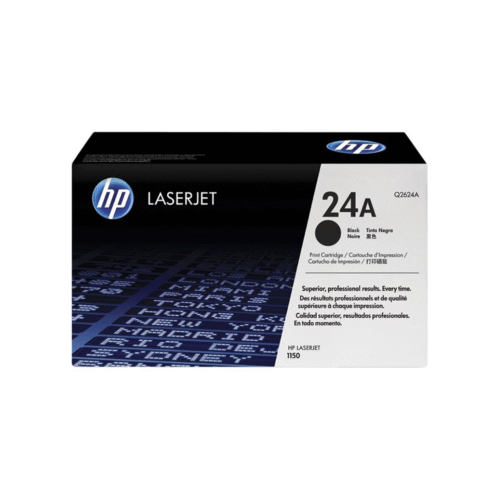 Genuine HP 24A Black Toner Cartridge (Q2624A)