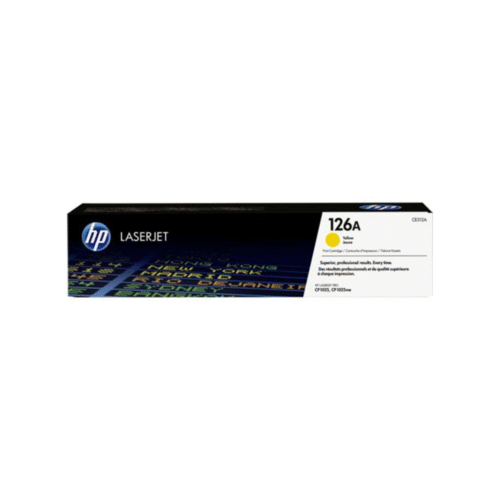 Genuine HP 126A Yellow LaserJet Toner Cartridge (CE312A)