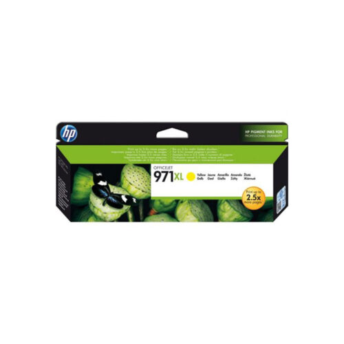 Genuine HP 971XL High Yield Yellow Ink Cartridge (CN628AE)