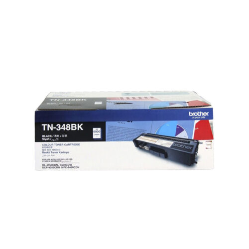 Genuine Brother TN-348BK Black Toner Cartridge