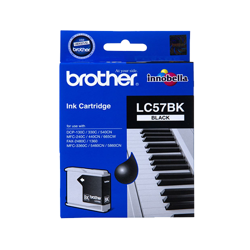 Original Brother LC57BK Black Ink Cartridge