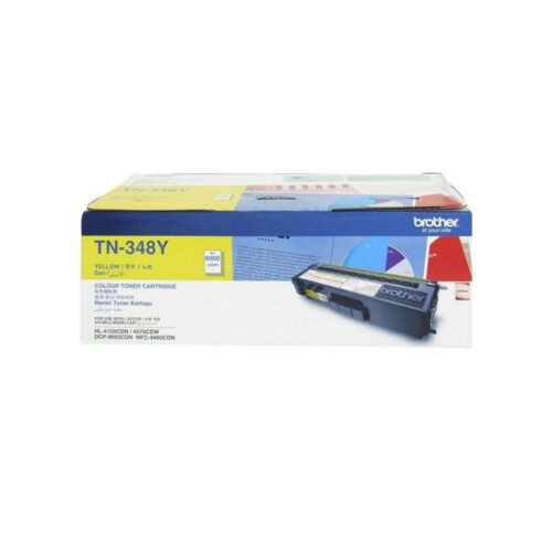 Genuine Brother TN-348Y Yellow Toner Cartridge