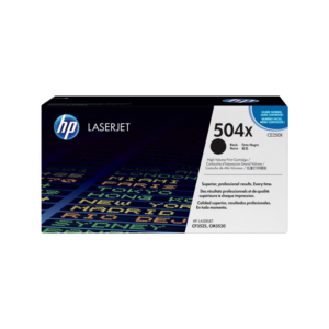 Genuine HP 504X High Yield Black LaserJet Toner Cartridge (CE250X)