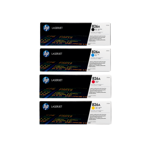 Genuine HP 826A LaserJet Toner Cartridge Set (CF310A CF311A CF312A CF313A)