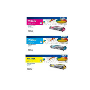 Genuine Brother TN265 Y/C/M Toner Cartridges Tri-Pack