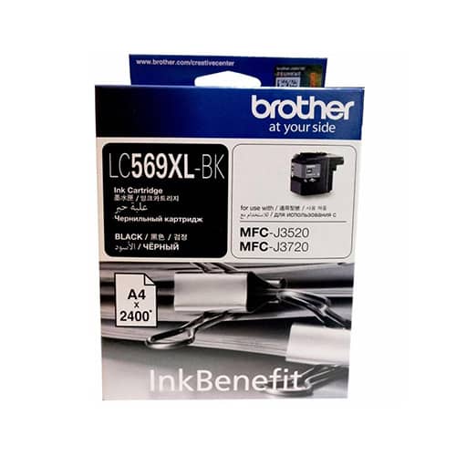 Genuine Brother LC569XL-BK High Yield Black Ink Cartridge