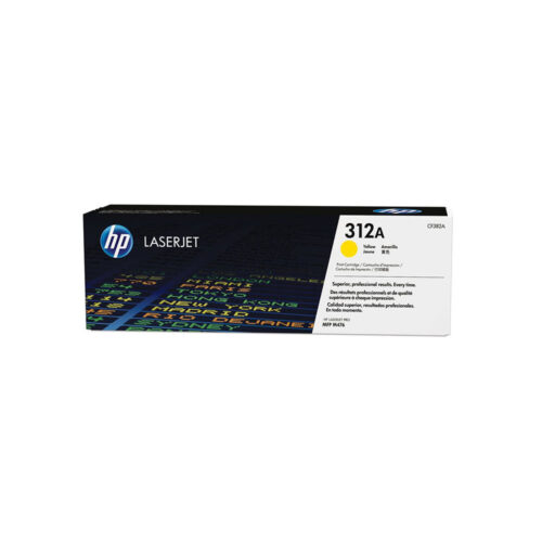 Genuine HP 312A Yellow LaserJet Toner Cartridge (CF382A)