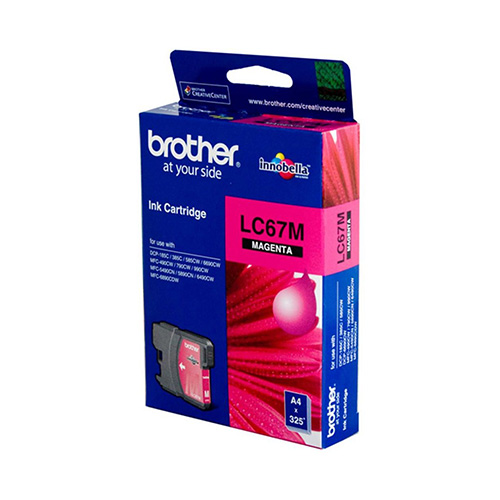 Genuine Brother LC67M Magenta Ink Cartridge