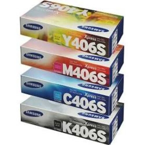 Samsung 406s Original Multi Pack Toner Cartridges B/Y/C/M
