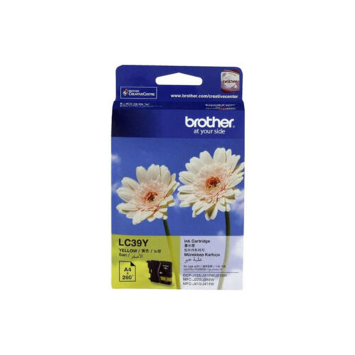Original Brother LC39Y Yellow Ink Cartridge