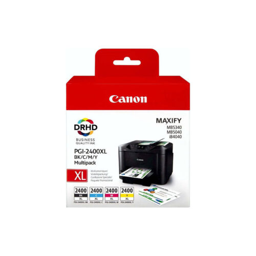 Genuine Canon PGI-2400XL C/M/Y/BK Ink Cartridge MultiPack