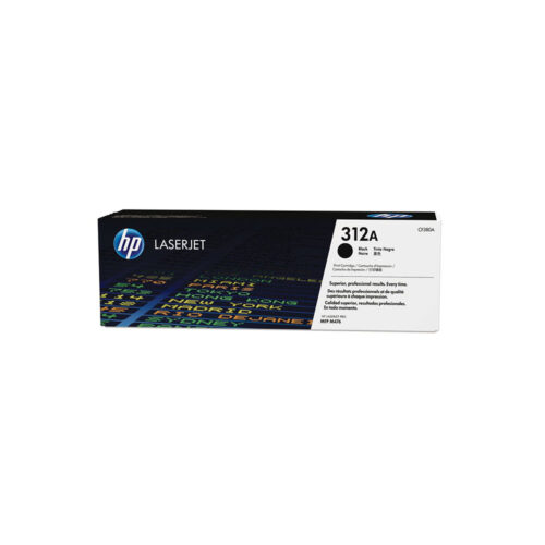 Genuine HP 312A Black LaserJet Toner Cartridge (CF380A)