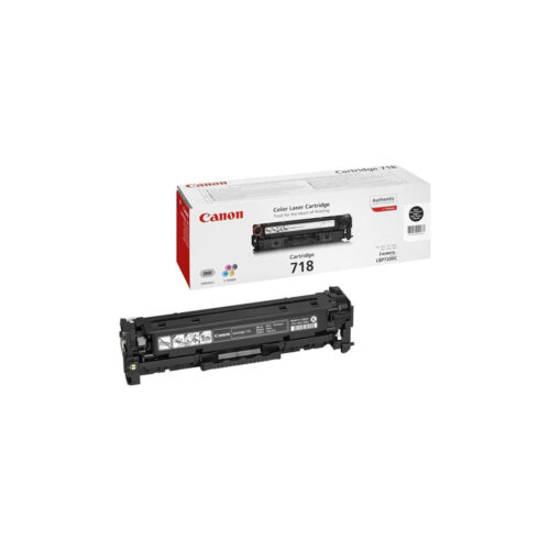 Genuine Canon 718 Black Laser Toner Cartridge