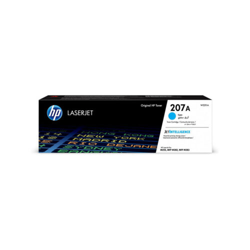 Genuine HP 207A Cyan Laser Toner Cartridge (W2211A)