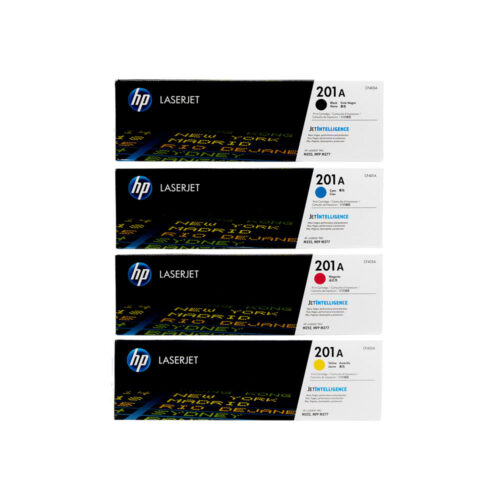 Genuine HP 201A 400/401/402/403 Full Set B/C/Y/M Toner Cartridge