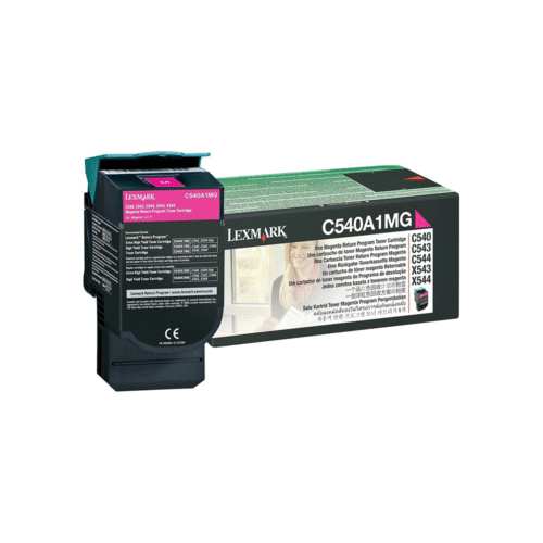 Lexmark C540A1MG Return Program Magenta Laser Toner Cartridge