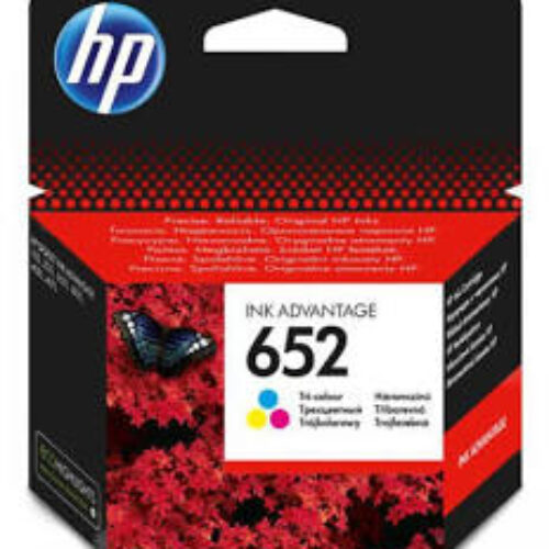 Original HP 652 Tri Colour Ink Cartridge (F6V24AE)