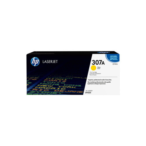 Genuine HP 307A Yellow Toner Cartridge  (CE742A)