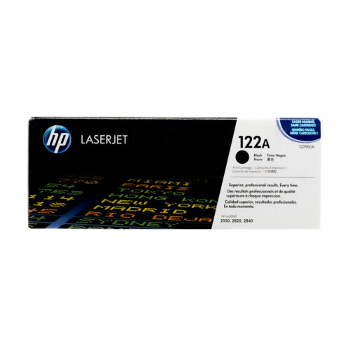Genuine HP 122A Black LaserJet Toner Cartridge (Q3960A)