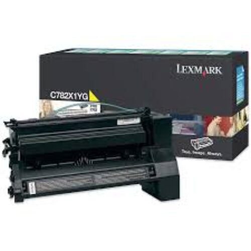 Lexmark C782X1YG Original Yellow Toner Cartridge